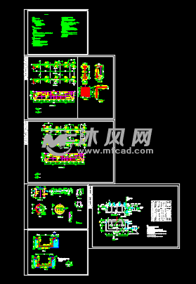 300m3矩形蓄水池结构施工图