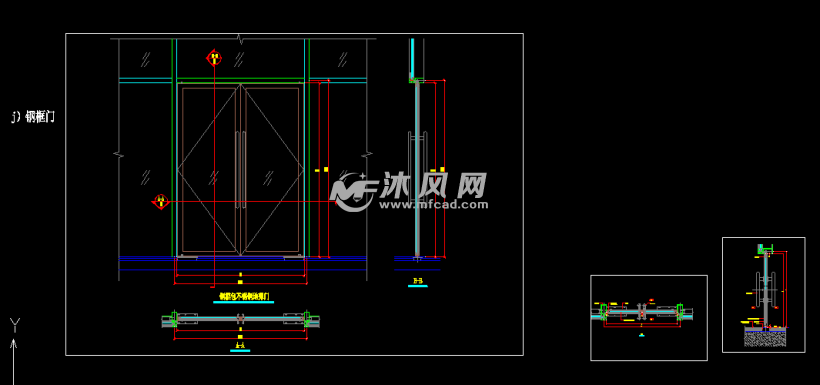 地弹门是用地埋式门轴弹簧或内置立式地弹簧,门扇可内外自由开启,不