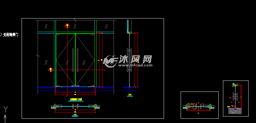 地弹门是用地埋式门轴弹簧或内置立式地弹簧,门扇可内外自由开启,不