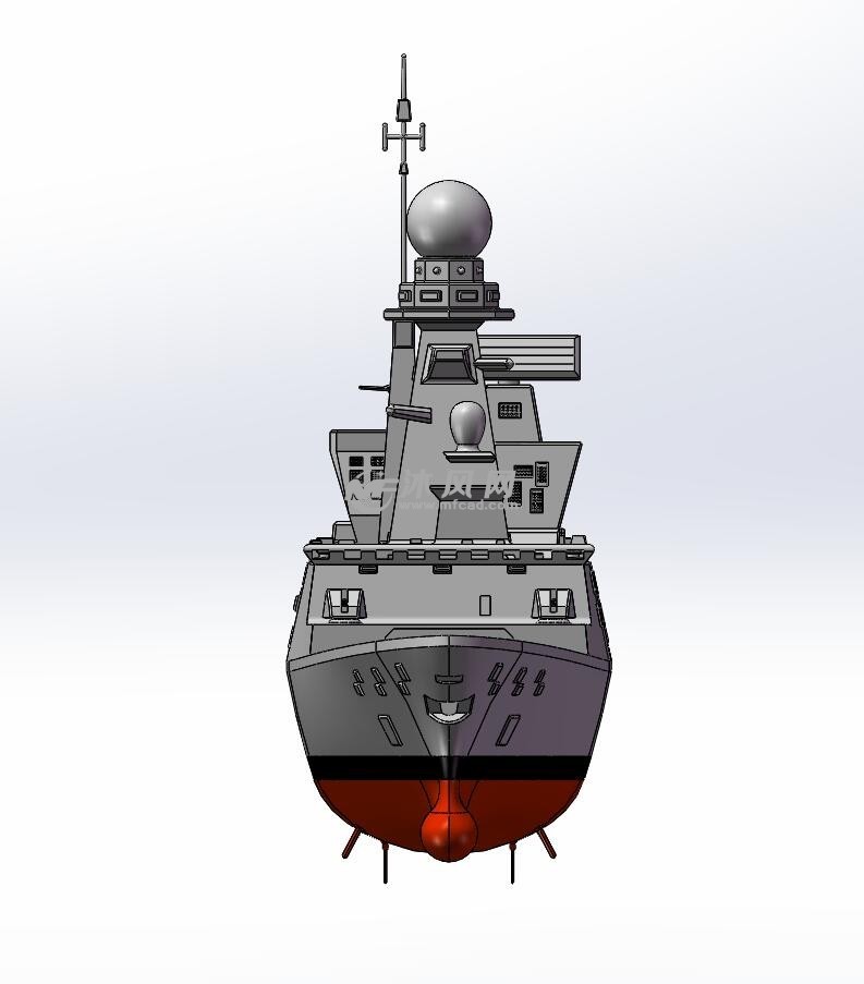 模型库 海洋船舶 军事用船          法国版地平线级护卫舰,建模精细