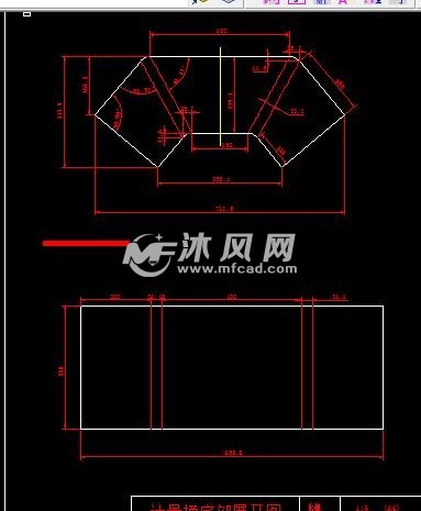 双气缸门称量放料斗 输送和提升设备图纸 沐风网