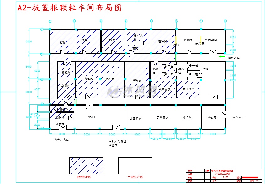 年产1亿袋板蓝根颗粒生产车间工艺设计