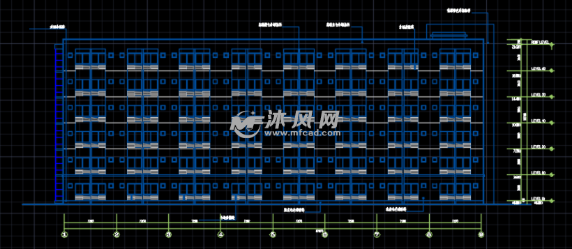 宿舍楼立面图