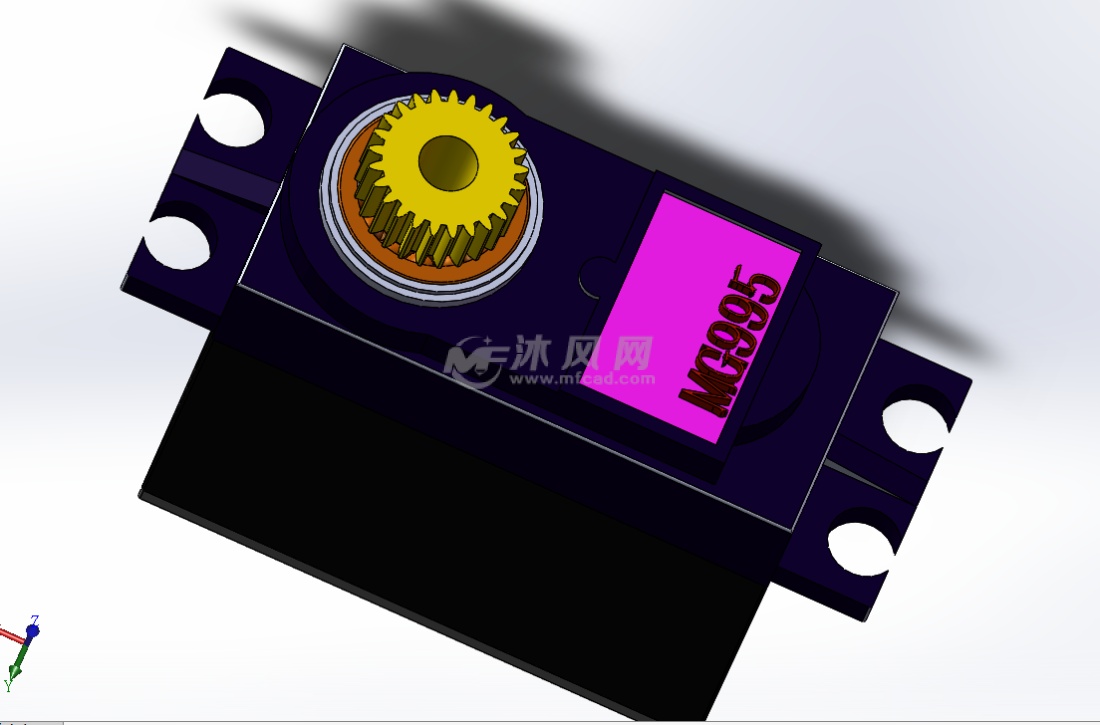 mg995舵机建模