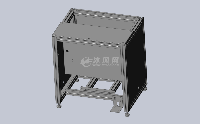 非标机架钣金工作台 - 工位器具图纸 - 沐风网