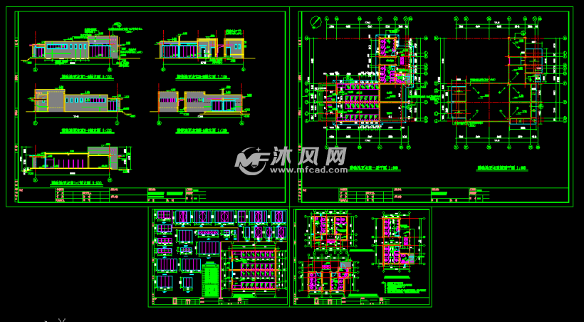 体育公园游泳池更衣室建筑图纸