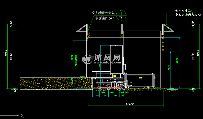 213平小区垃圾转运站/中转站设计图