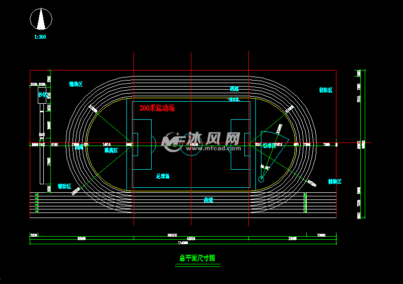 小学运动场及排水设计详图