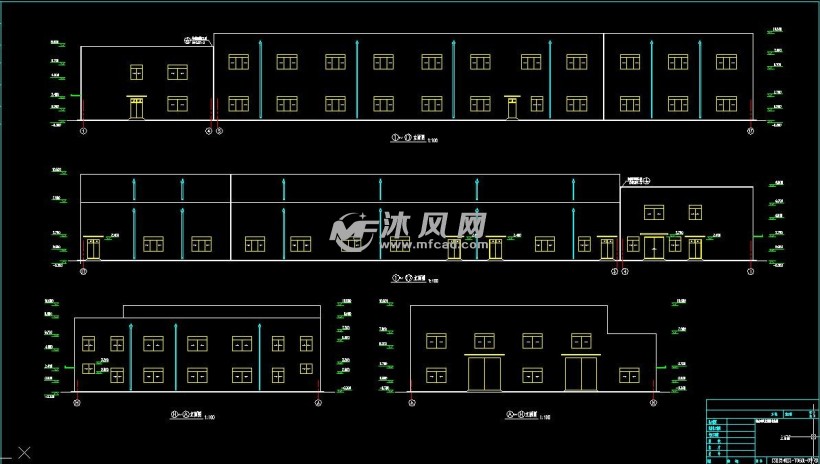 车间立面图