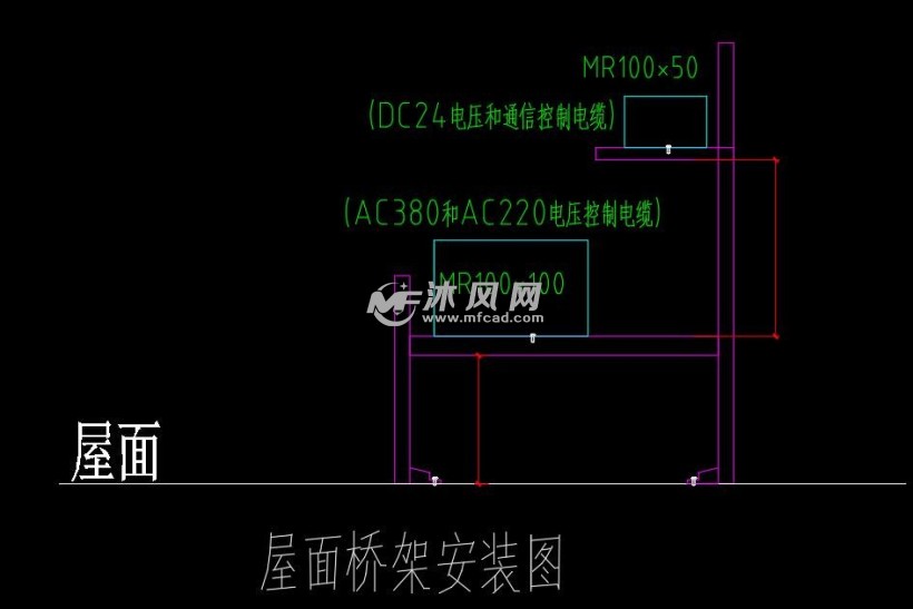 屋面桥架安装图