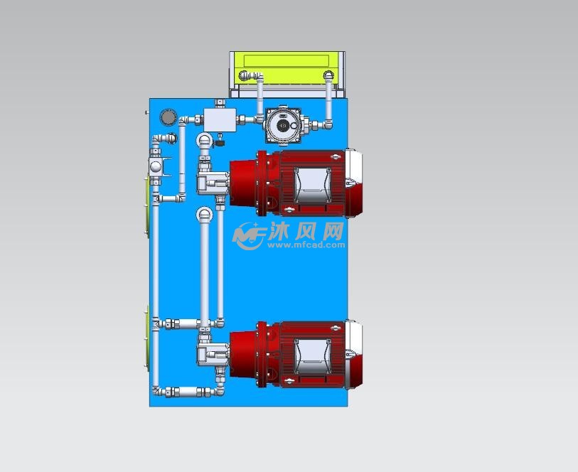 标准液压站模型图纸