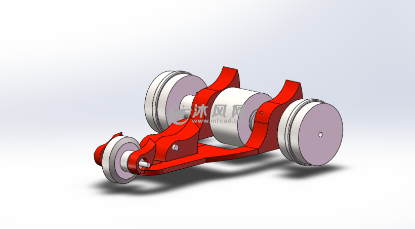 创意惯性小车玩具设计模型