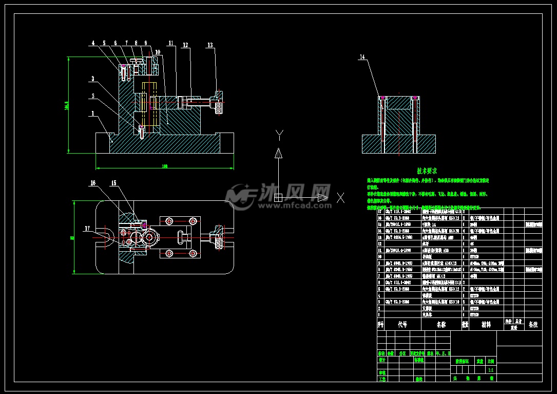 轴套钻孔夹具设计(cad sw三维) - 轴及轴承图纸