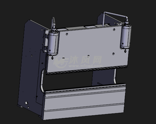 折弯机模型图3d