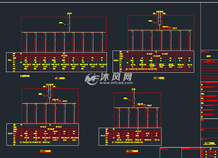 社区服务中心强电系统施工图纸