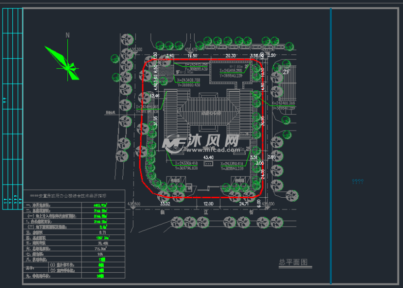 行政办公楼强弱电施工图