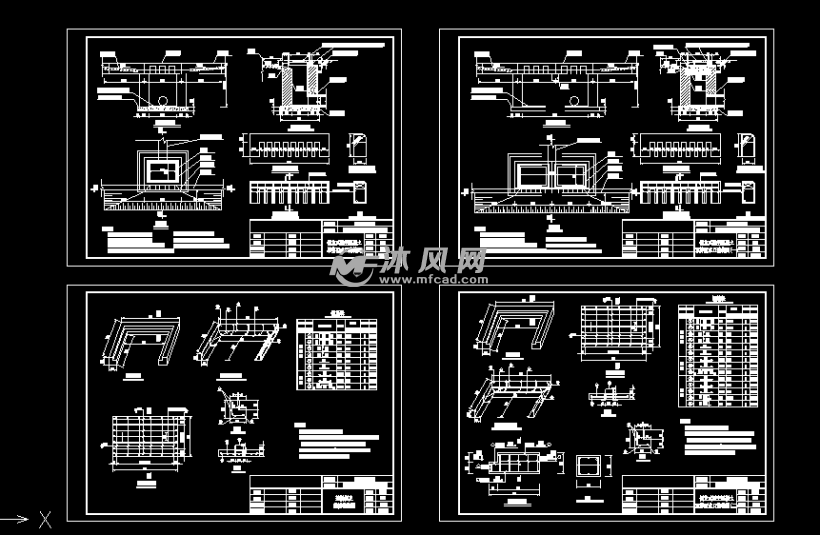 通用道路侧立式双箅和单箅雨水口- 其他图纸 - 沐风网