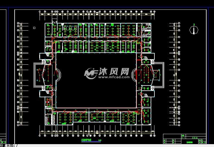 首层照明平面图