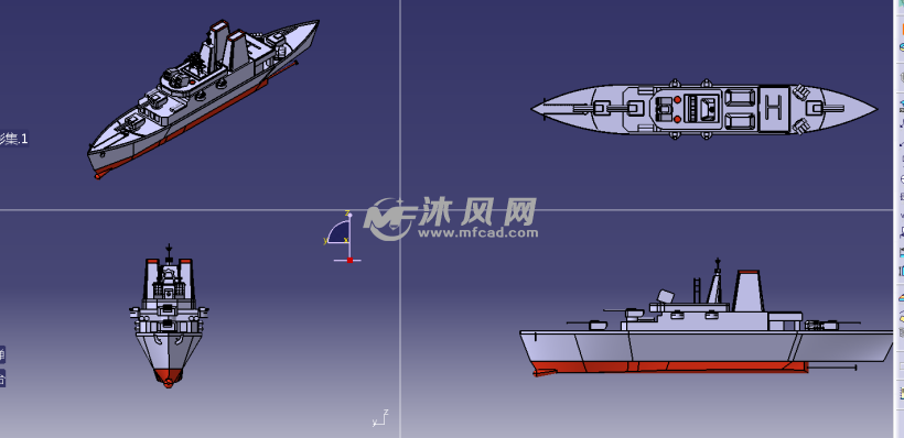 舰船参考模型 - 海洋船舶图纸 - 沐风网