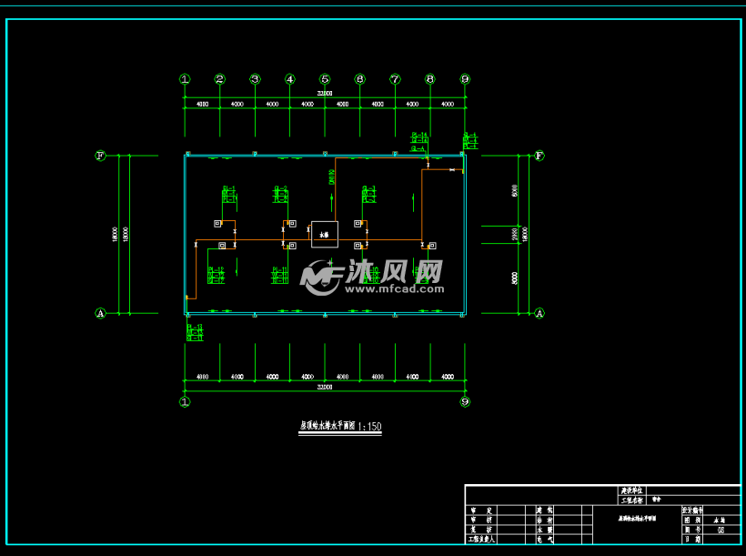 宿舍楼建筑给排水施工图纸