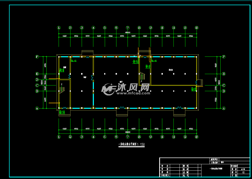 宿舍楼建筑给排水施工图纸