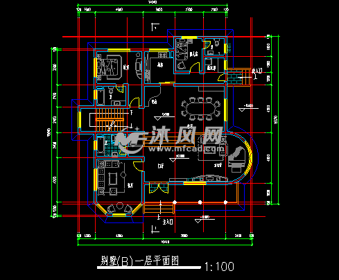 二层独栋别墅- 建筑图纸 - 沐风网