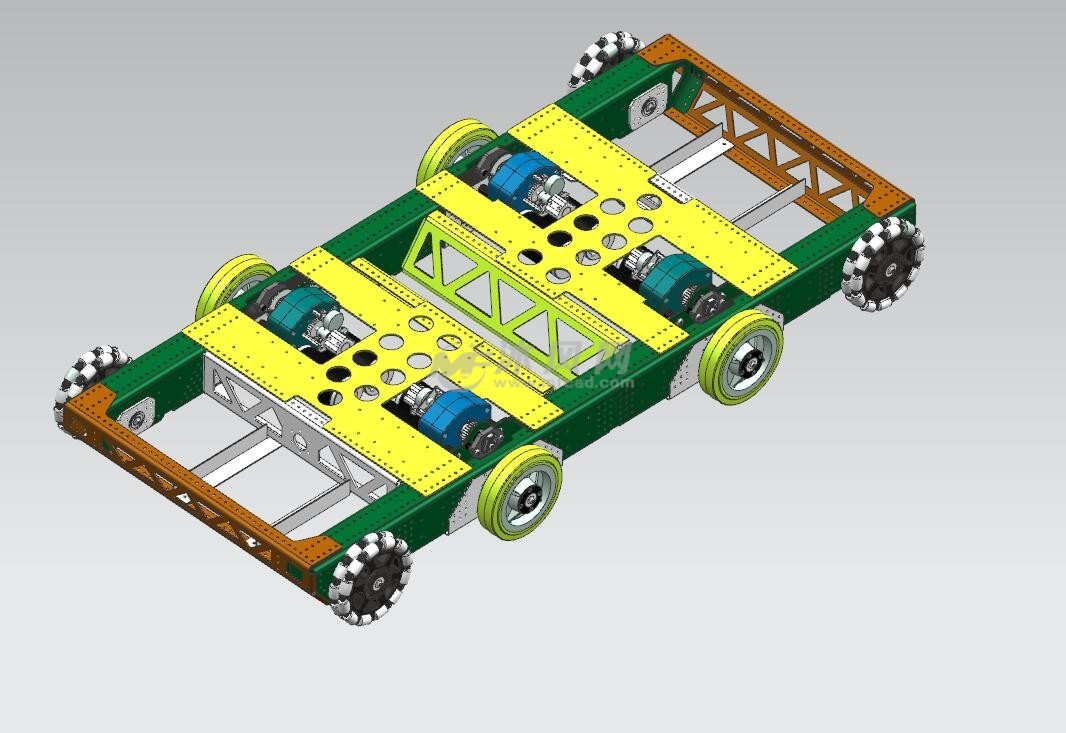 模型库 交通运输 专用车 agv/rgv小车         重载式agv重载功能型