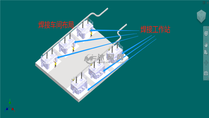 焊接车间整体布局