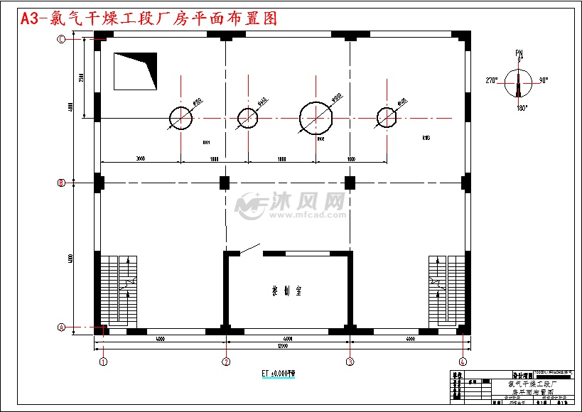 a3-氯气干燥工段厂房平面布置图