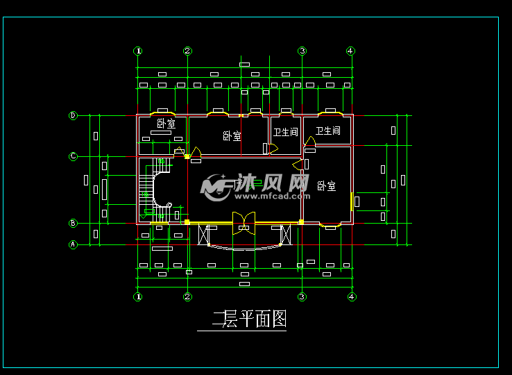 四层豪华建筑结构图