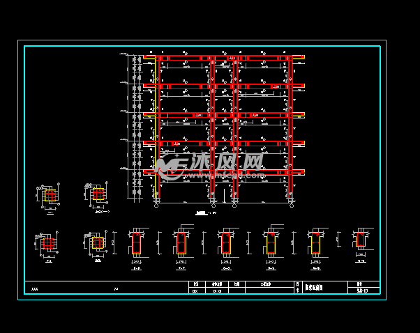 框架配筋图