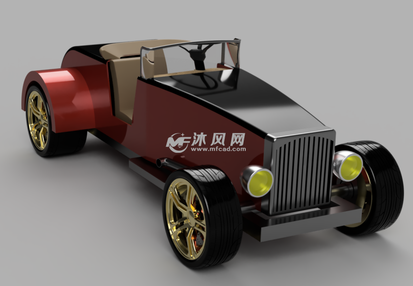 老款福特小汽车设计模型