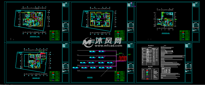 中央空调设计图纸