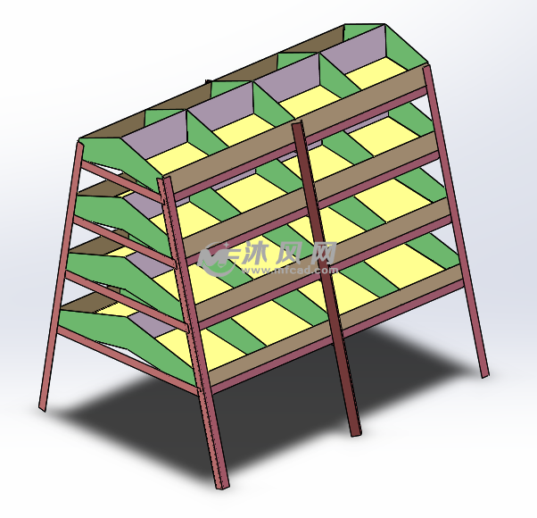 梯形货架设计