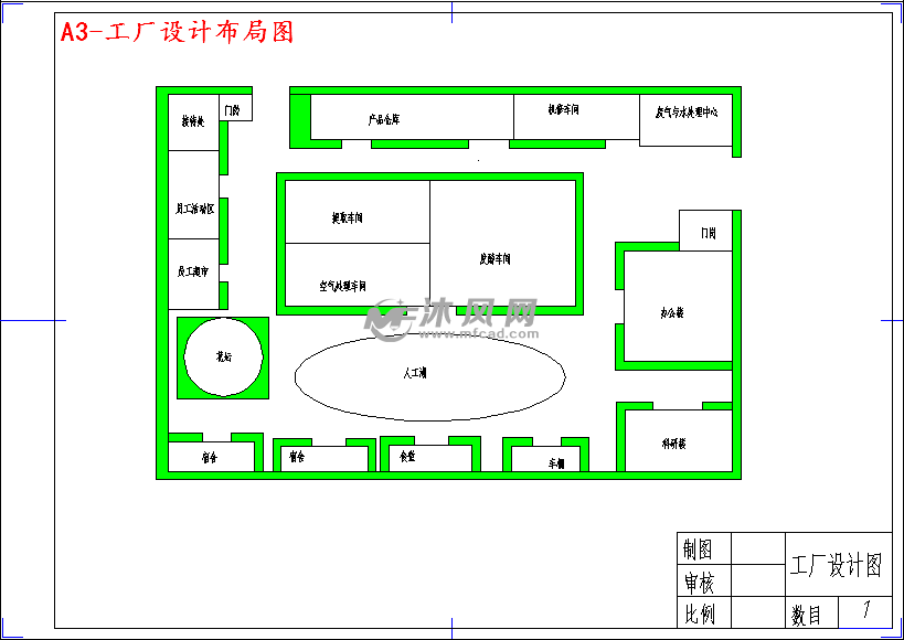 a3-工厂设计布局图