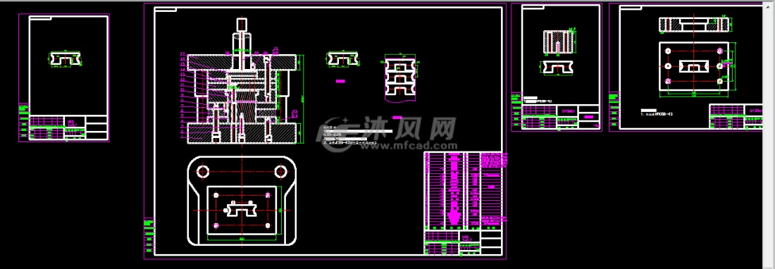 双半圆调节片冲压模具设计方案