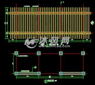 休憩花架(含结构)- 小品及配套设施施工图图纸 - 沐风网