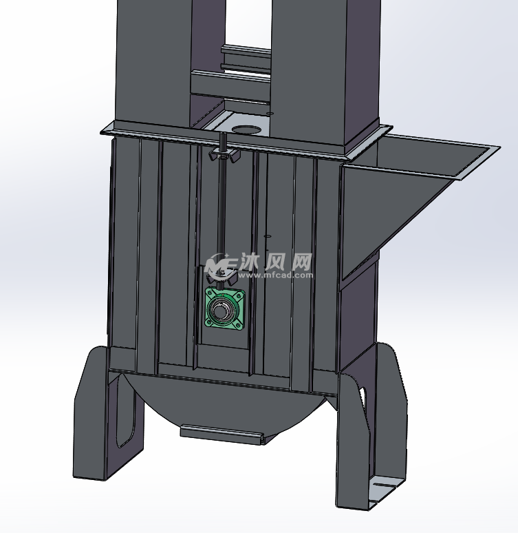 斗式提升机3d设计图