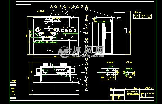 dgs800变压器结构及部件图纸