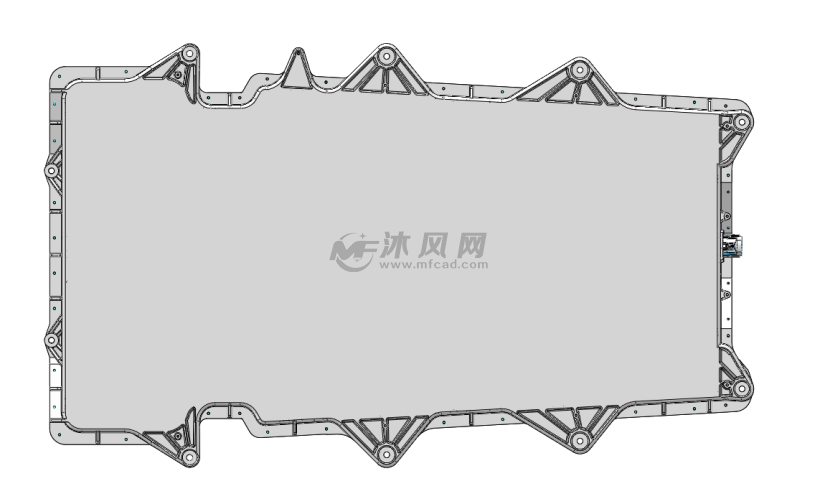 动力电池系统底视图