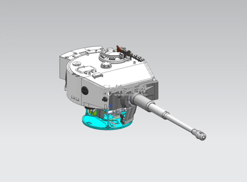 坦克炮塔座舱三维设计