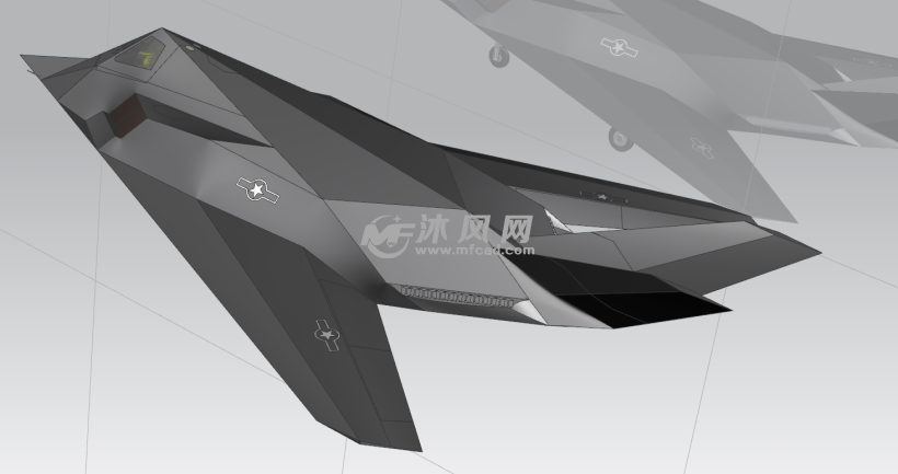 f117夜莺隐身飞机模型