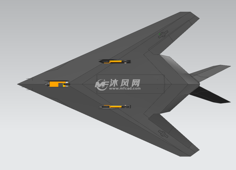 f117夜莺隐身飞机模型