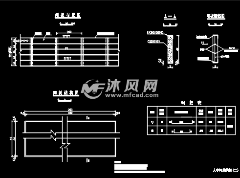 人字形闸门建筑设计图