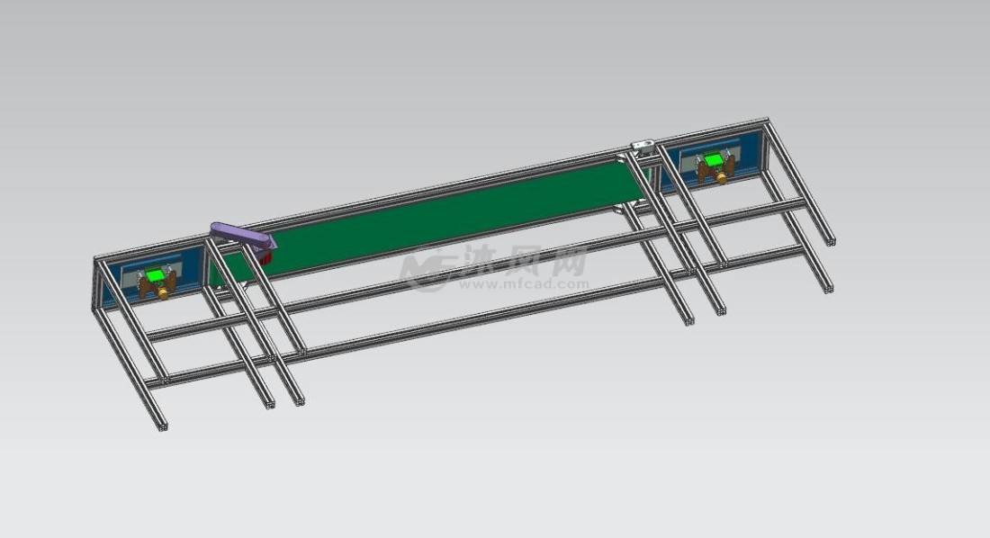 用于非标自动化设备线中做精密的载具治具的传送作用,此输送带功能多