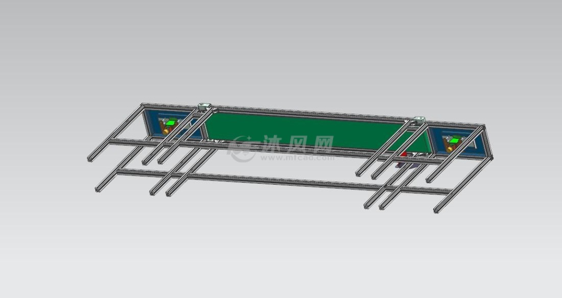 用于非标自动化设备线中做精密的载具治具的传送作用,此输送带功能多