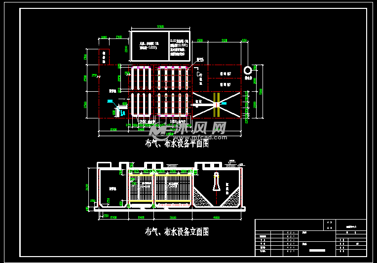 某医院设备布置及施工图纸 环保图纸 沐风网