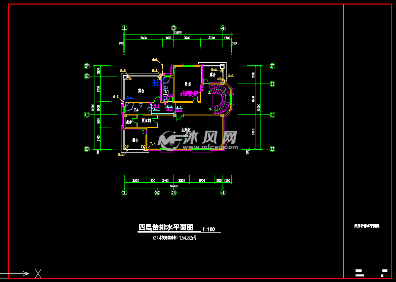 江西高级别墅给排水及消防系统施工图