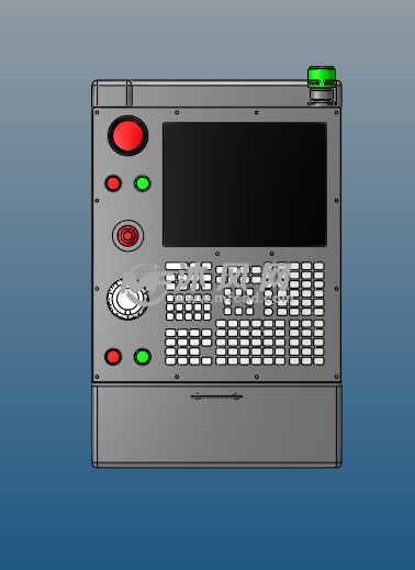 机床cnc数控面板模型