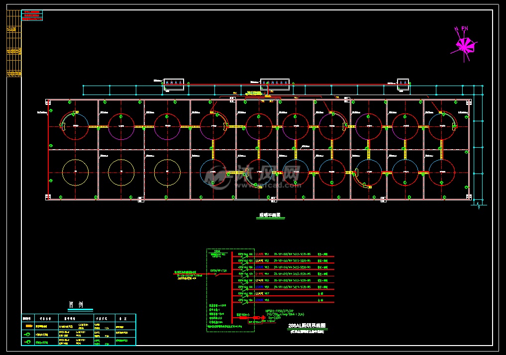 企业化工储罐区电气图纸